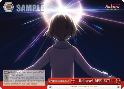 Release! REFLECT! (RRR) (CCS/WX01-074R RRR) - Cardcaptor Sakura: Clear Card