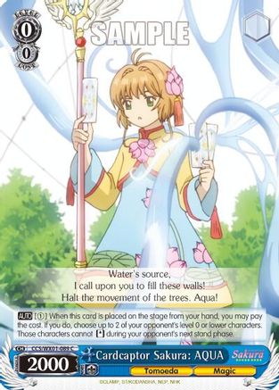 Cardcaptor Sakura: AQUA (CCS/WX01-089 C) - Cardcaptor Sakura: Clear Card