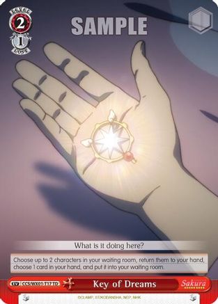Key of Dreams (CCS/WX01-T17 TD) - Cardcaptor Sakura: Clear Card