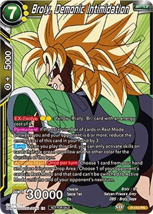 Broly, Demonic Intimidation (Broly Pack Vol. 3) (P-110) - Promotion Cards