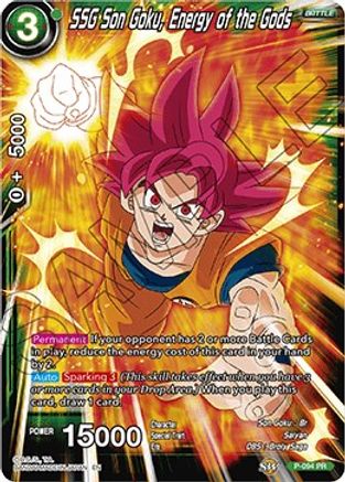 SSG Son Goku, Energy of the Gods (Special Pack Set 6) (P-094) - Promotion Cards