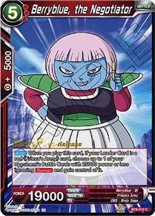 Berryblue, the Negotiator (BT6-019_PR) - Destroyer Kings PreRelease Cards