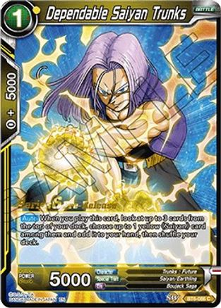 Dependable Saiyan Trunks (BT6-086_PR) - Destroyer Kings PreRelease Cards