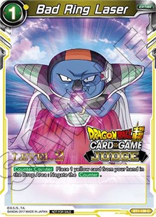 Bad Ring Laser (Level 2) (BT1-108) - Judge Promotion Cards