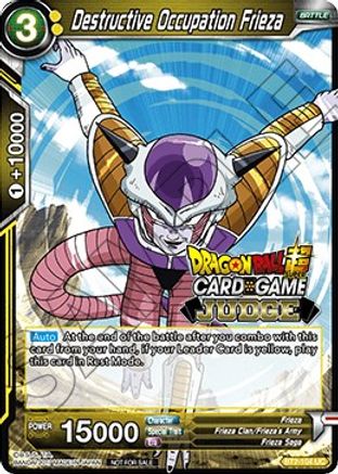Destructive Occupation Frieza (BT2-104) - Judge Promotion Cards
