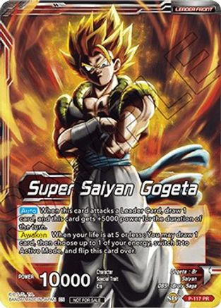 Super Saiyan Gogeta // SSB Gogeta, Fusion Transcendent (P-117) - Promotion Cards Foil