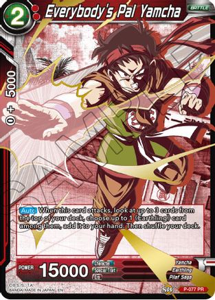 Everybody's Pal Yamcha (Alternate Art) (P-077) - Special Anniversary Set Foil