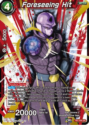 Foreseeing Hit (Alternate Art) (TB1-008) - Special Anniversary Set