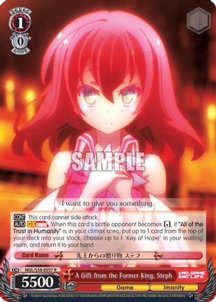 A Gift from the Former King, Steph (NGL/S58-E057 R) - No Game No Life
