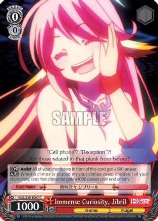 Immense Curiosity, Jibril (NGL/S58-E067 C) - No Game No Life