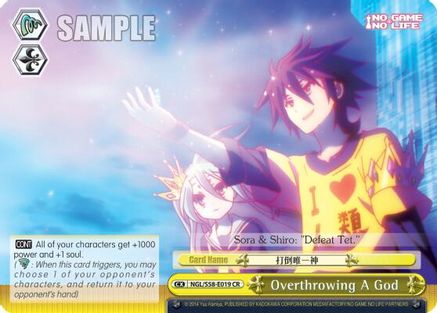 Overthrowing A God (NGL/S58-E019 CR) - No Game No Life