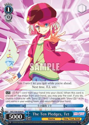 The Ten Pledges, Tet (NGL/S58-E084 R) - No Game No Life