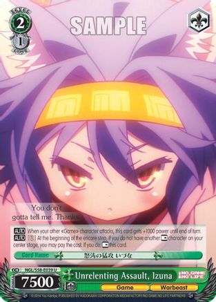 Unrelenting Assault, Izuna (NGL/S58-E039 U) - No Game No Life