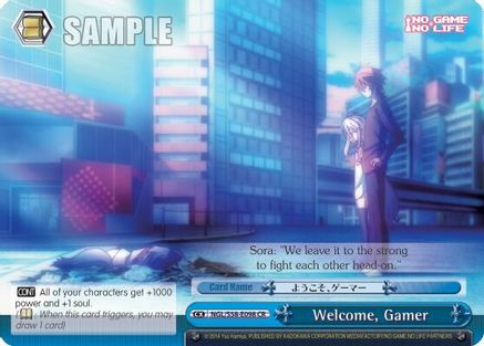 Welcome, Gamer (NGL/S58-E098 CR) - No Game No Life