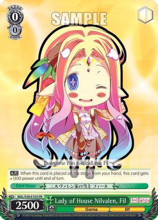 Lady of House Nilvalen, Fil (NGL/S58-E103 PR) - No Game No Life