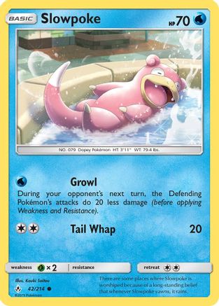 Slowpoke 042/214 SM Unbroken Bonds - Common