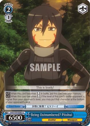 Being Outnumbered? Pitohui (GGO/S59-E083 U) - Gun Gale Online