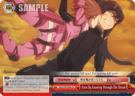 Even By Gnawing Through The Throat (GGO/S59-E066 CR) - Gun Gale Online