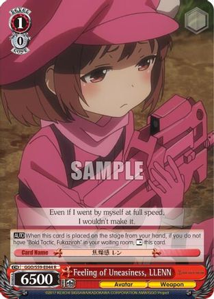 Feeling of Uneasiness, LLENN (GGO/S59-E044 R) - Gun Gale Online