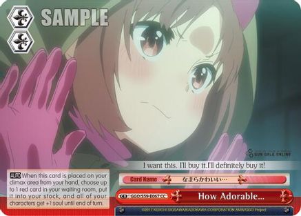 How Adorable... (GGO/S59-E067 CC) - Gun Gale Online