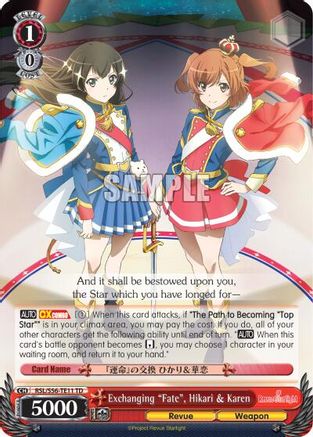 Exchanging "Fate", Hikari & Karen (RSL/S56-TE11 TD) - Revue Starlight