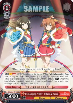 Exchanging "Fate", Hikari & Karen (SR) (RSL/S56-TE11S SR) - Revue Starlight