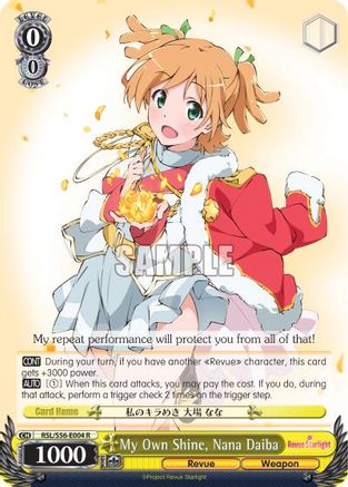 My Own Shine, Nana Daiba (RSL/S56-E004 R) - Revue Starlight