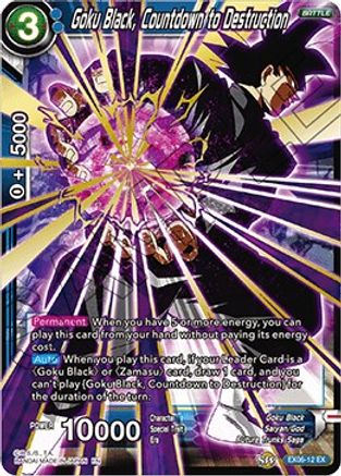 Goku Black, Countdown to Destruction (EX06-12) - Special Anniversary Set