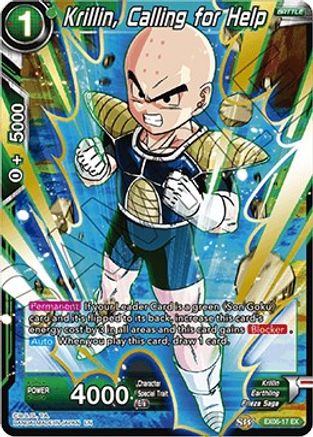 Krillin, Calling for Help (EX06-17) - Special Anniversary Set Foil