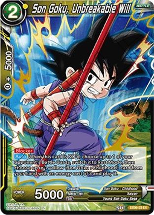 Son Goku, Unbreakable Will (EX06-23) - Special Anniversary Set
