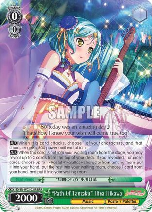 "Path Of Tanzaku" Hina Hikawa (RRR) (BD/EN-W03-028R RRR) - BanG Dream! Girls Band Party! MULTI LIVE