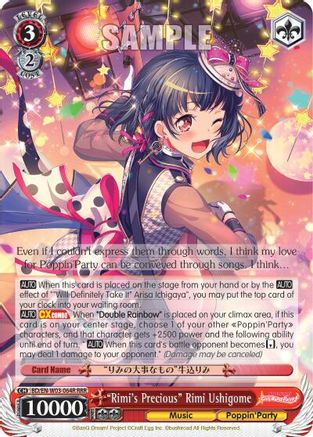 "Rimi's Precious" Rimi Ushigome (RRR) (BD/EN-W03-064R RRR) - BanG Dream! Girls Band Party! MULTI LIVE