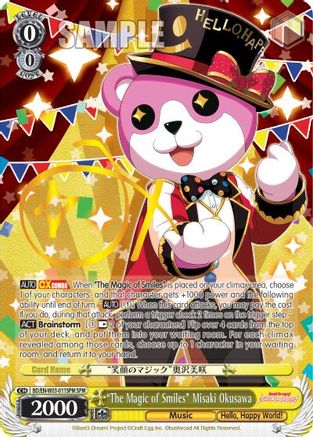 "The Magic of Smiles" Misaki Okusawa (SPM) (BD/EN-W03-011SPM SPM) - BanG Dream! Girls Band Party! MULTI LIVE