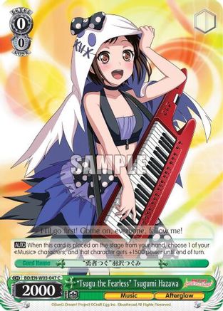 "Tsugu the Fearless" Tsugumi Hazawa (BD/EN-W03-047 C) - BanG Dream! Girls Band Party! MULTI LIVE