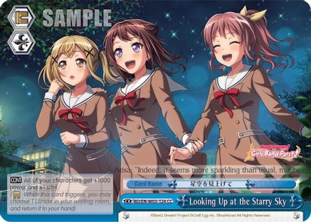 Looking Up at the Starry Sky (BD/EN-W03-124 CC) - BanG Dream! Girls Band Party! MULTI LIVE