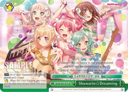 Shuwarin Dreaming (SR) (BD/EN-W03-057S SR) - BanG Dream! Girls Band Party! MULTI LIVE