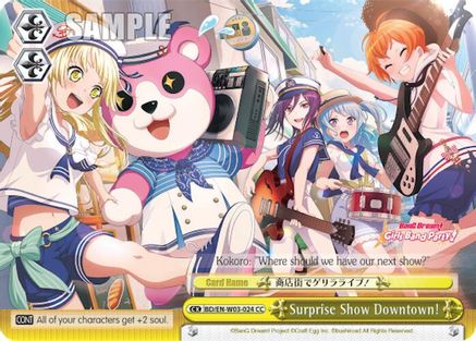 Surpise Show Downtown! (BD/EN-W03-024 CC) - BanG Dream! Girls Band Party! MULTI LIVE