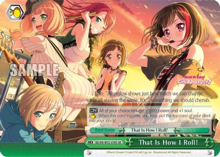 That Is How I Roll! (SR) (BD/EN-W03-058S SR) - BanG Dream! Girls Band Party! MULTI LIVE