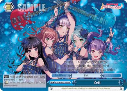 Zeit (BD/EN-W03-121 CR) - BanG Dream! Girls Band Party! MULTI LIVE