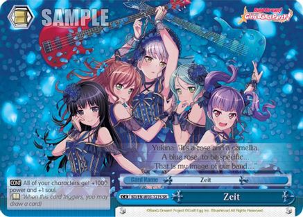 Zeit (SR) (BD/EN-W03-121S SR) - BanG Dream! Girls Band Party! MULTI LIVE