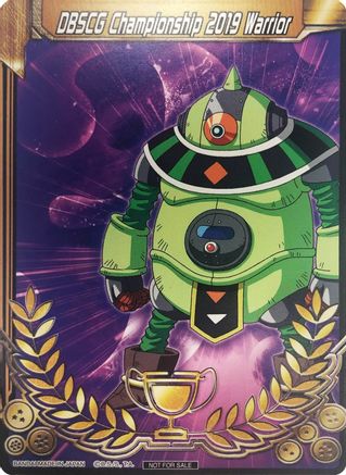 DBSCG Championship 2019 Warrior (Merit Card) - Universe 3 "Mosco" (3) - Tournament Promotion Cards
