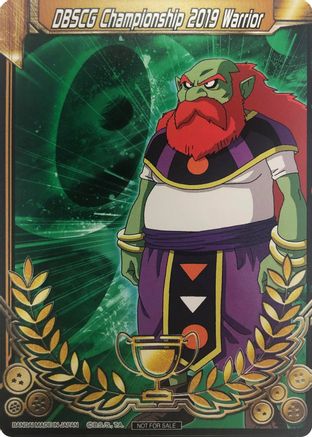DBSCG Championship 2019 Warrior (Merit Card) - Universe 9 "Sidra" (9) - Tournament Promotion Cards