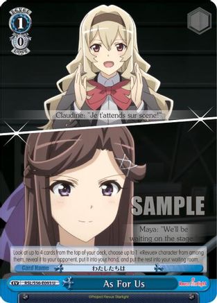 As For Us (RSL/S56-E093 U) - Revue Starlight