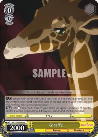 Giraffe (RSL/S56-E020 C) - Revue Starlight