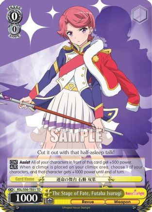 The Stage of Fate, Futaba Isurugi (RSL/S56-TE01 TD) - Revue Starlight