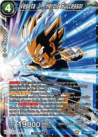 Vegeta Jr., Heroic Successor (Power Booster) (P-148) - Promotion Cards Foil