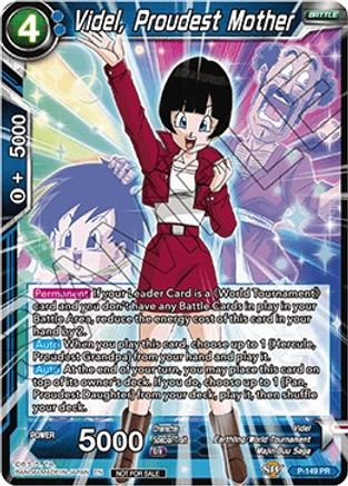 Videl, Proudest Mother (Power Booster: World Martial Arts Tournament) (P-149) - Promotion Cards
