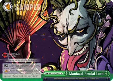 Maniacal Feudal Lord (BNJ/SX01-032 CR) - Batman Ninja