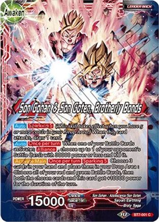 Son Gohan // Son Gohan & Son Goten, Brotherly Bonds (BT7-001) - Assault of the Saiyans Foil
