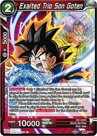 Exalted Trio Son Goten (BT7-009) - Assault of the Saiyans